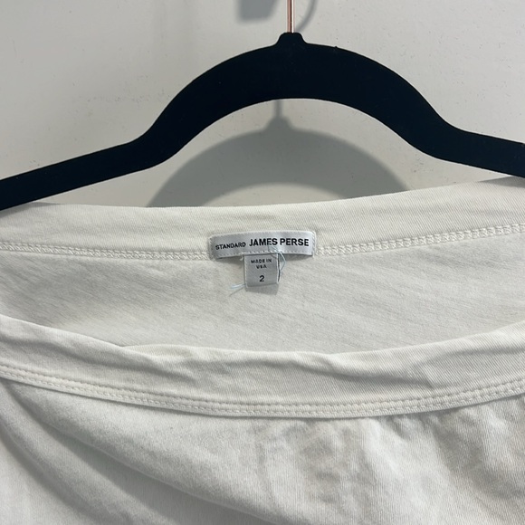 James Perse boat neck 3/4 length t-shirt - Picture 2 of 3